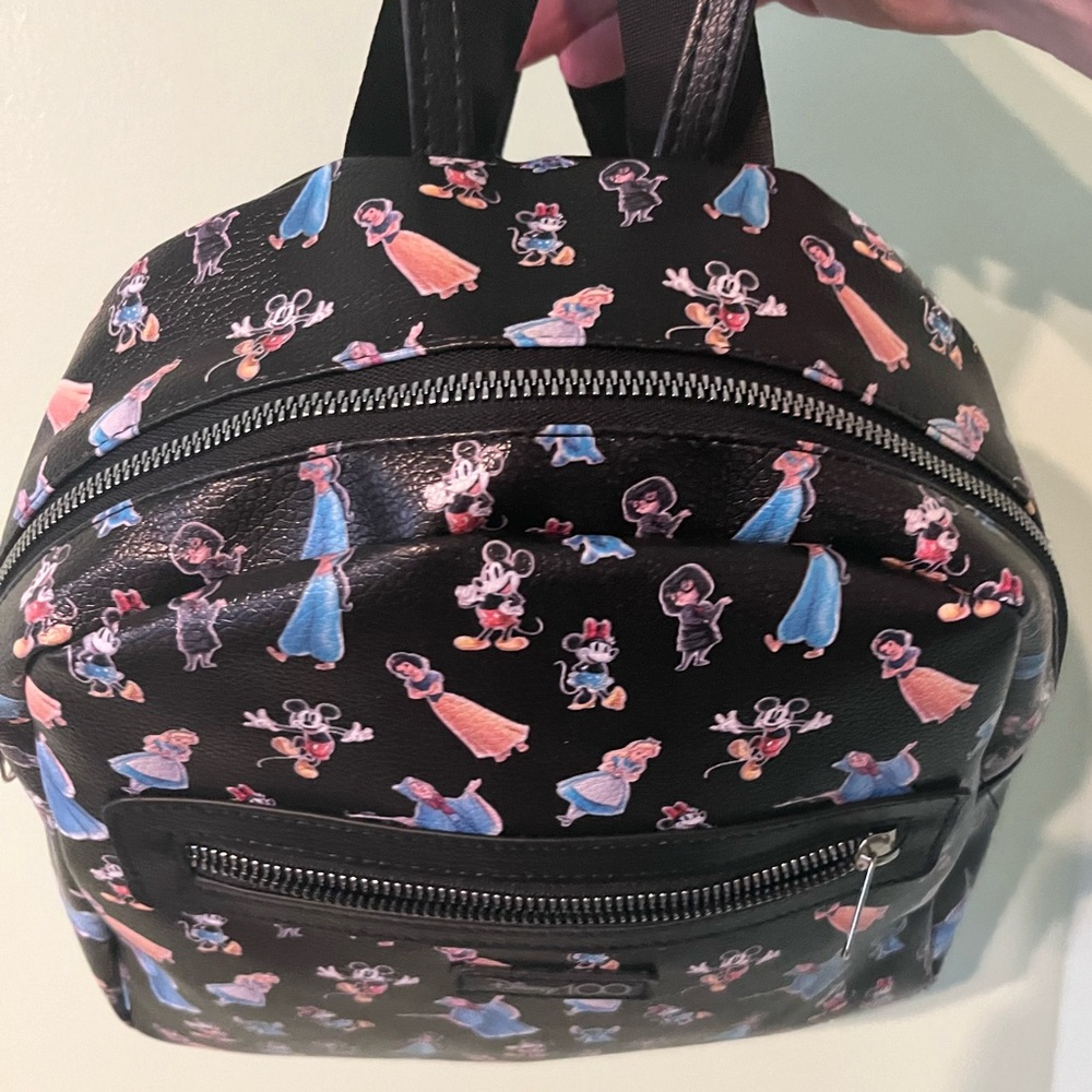 Disney 100 Character Adjustable Mini Backpack W/ … - image 2
